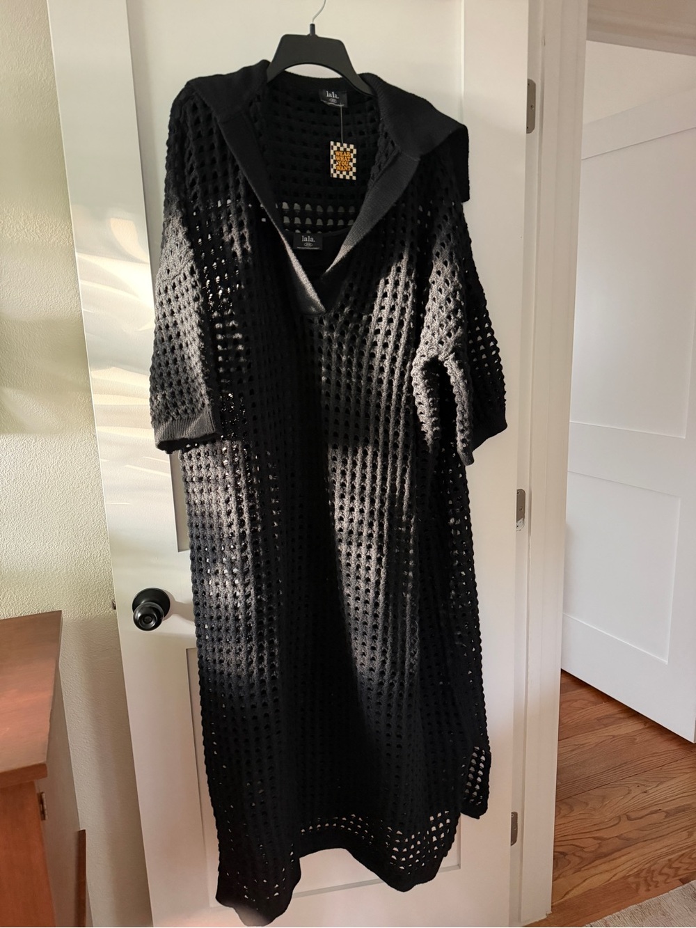 NWT Dressed in Lala Studio Black Knit Long dress